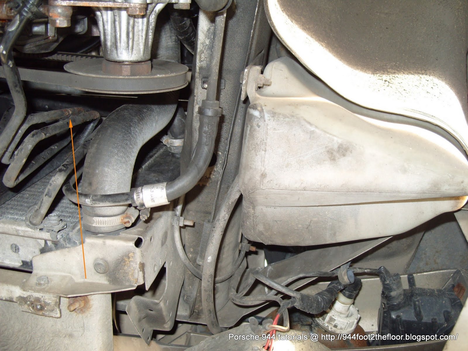 944 Foot To The Floor: Power Steering Location on a Porsche 944